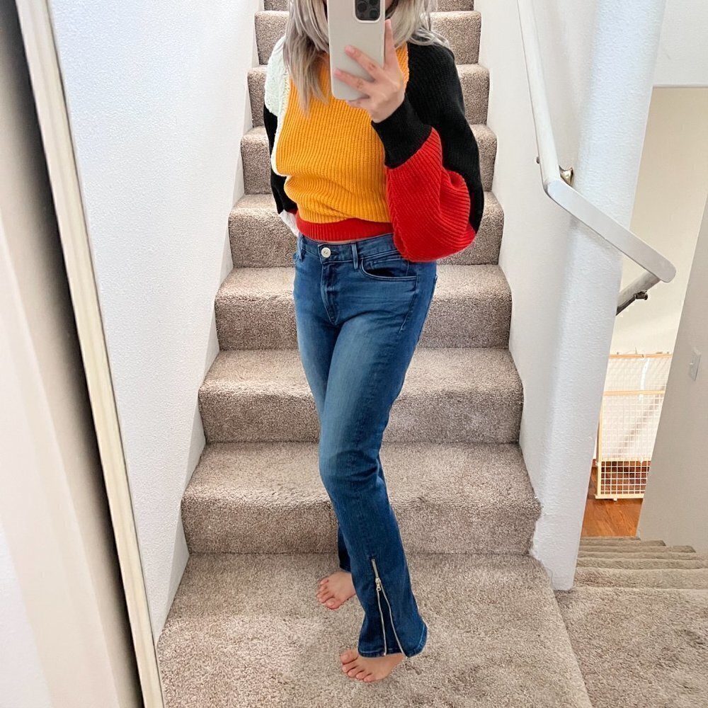 3x1 High Rise Side Zip Denim Jeans In Presley 27​​​​​​​​​​​​​​​​​​​​​​​​​​​​ - Picture 8 of 8